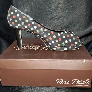 Black multi Heels by Walking Cradles